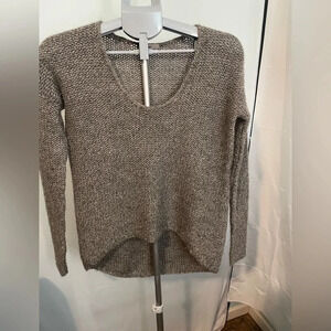 GUC‎ Helmut Lang Gray Sweater Pullover Asymmetrical Hem- Size P